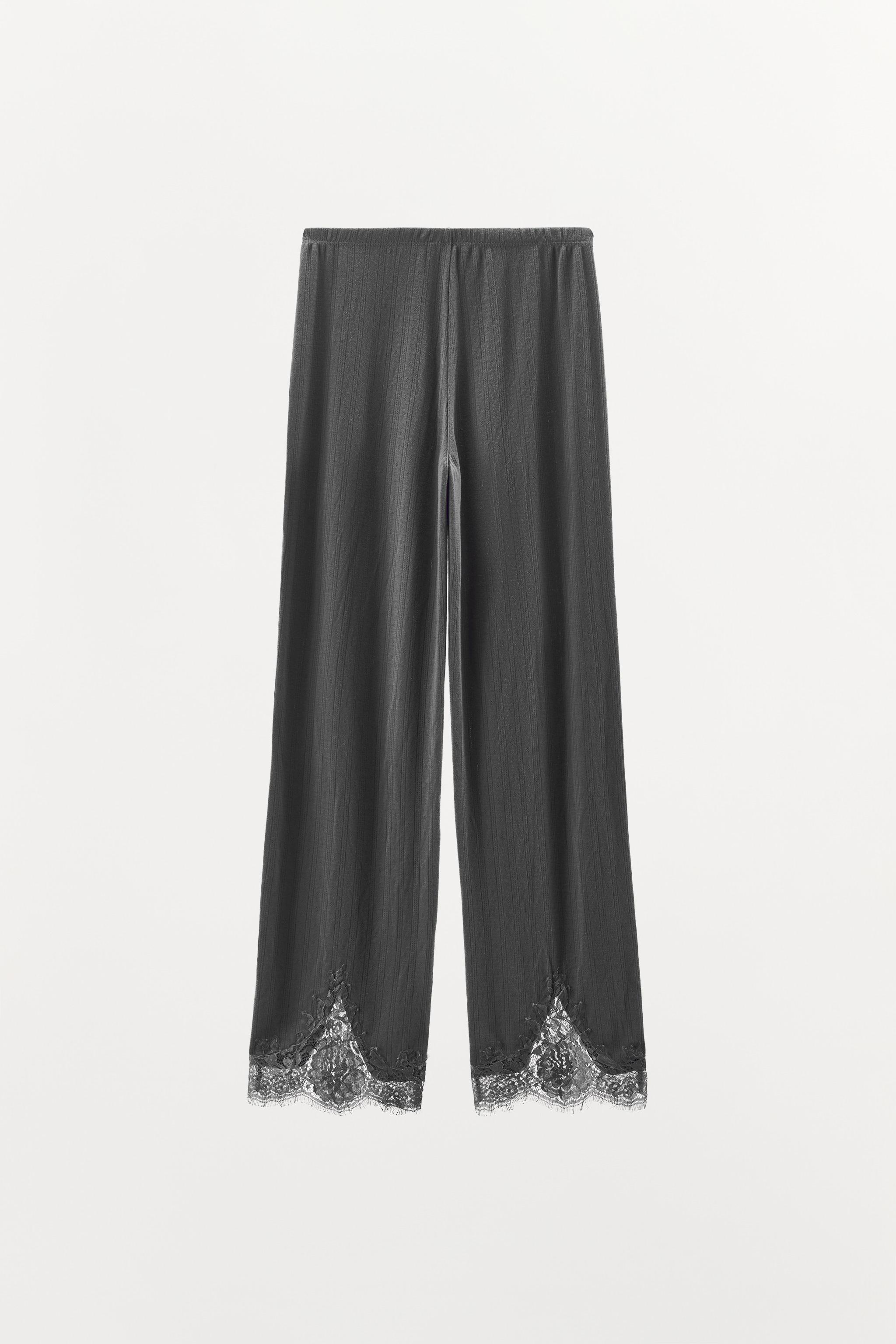 PANTALON POINTELLE DENTELLE